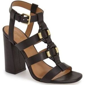 Calvin Klein Lindy black block heels